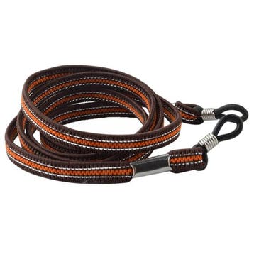 Fako Bijoux - Brillenkoord - Elastisch - 70cm - Bruin/Oranje, Verzenden, Nieuw