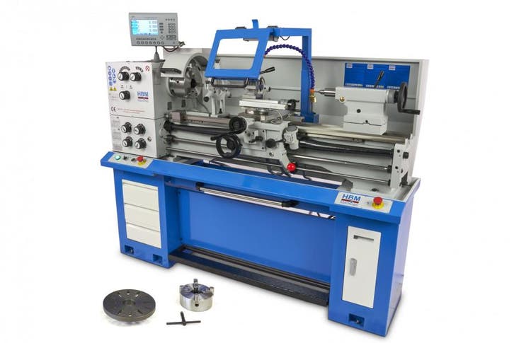 HBM 360 x 1000 Industriële Compleet Metaaldraaibank met, Doe-het-zelf en Verbouw, Draaibanken, Verzenden