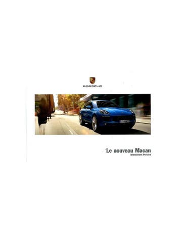 2015 PORSCHE MACAN HARDCOVER BROCHURE FRANS, Boeken, Nieuw, Porsche, Author
