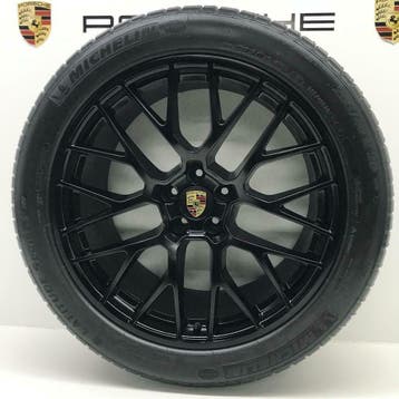 Porsche Macan ORIGINELE 20inch Spyder GTS met banden, Ophalen, Gebruikt, 295 mm, Banden en Velgen