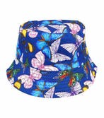 Bucket Hat Hoedje – Vlinder Print - Omkeerbaar – One Size –, Kleding | Dames, Hoeden en Petten, Nieuw