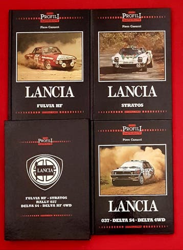 Lancia 3 Volumi, Fulvia HF – Stratos – Rally 037 – Delta S4, Verzenden, Zo goed als nieuw, Algemeen, Quattroruote