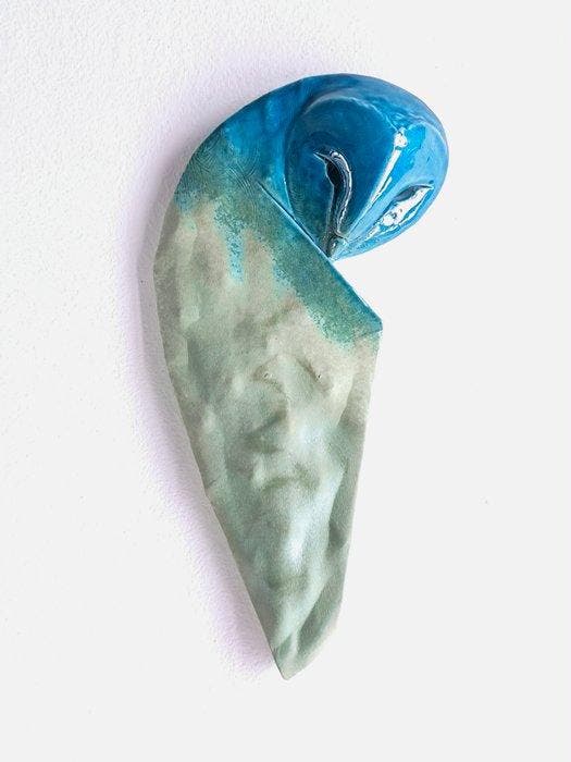 Federico Alibrio - Leaf barn owl - Twilight, Antiek en Kunst, Kunst | Designobjecten