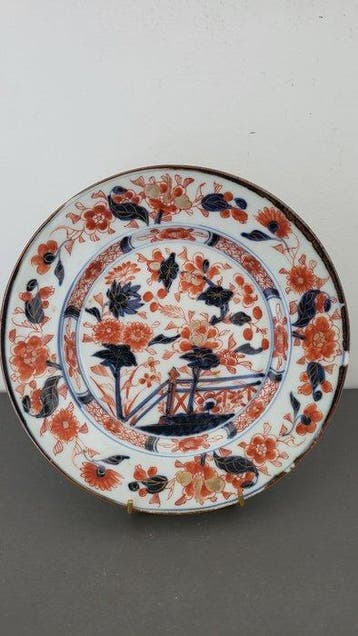 Bord - chine Kangxi belle assiette imari - Porselein