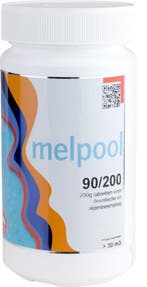 Melpool grote chloortabletten 200 grams 1 kg, Tuin en Terras, Zwembad-toebehoren, Verzenden, Nieuw, Overige typen