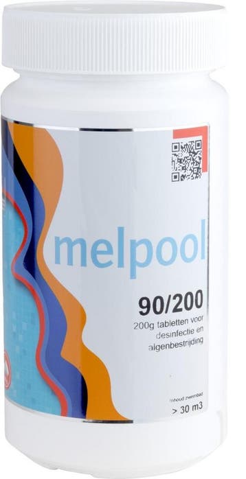 Melpool grote chloortabletten 200 grams 1 kg, Tuin en Terras, Verzenden, Nieuw, Overige typen