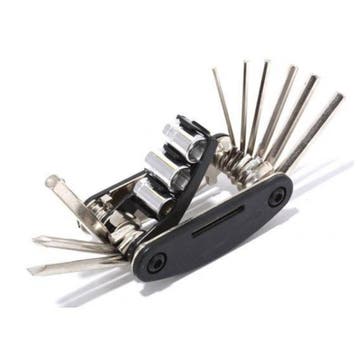 Benson Compacte fiets reparatieset - 16-delig - zwart - m..., Ophalen of Verzenden, Nieuw, Band