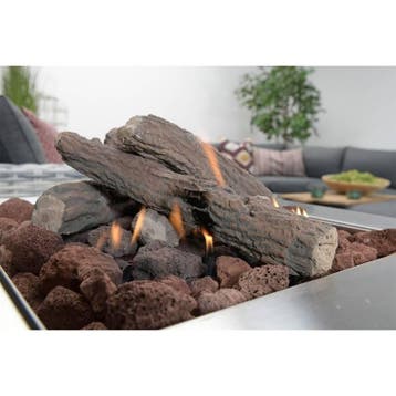 Cozy living sfeerhaard Faro 60x60xH61 cm grijs, Ophalen of Verzenden, Nieuw, Aluminium