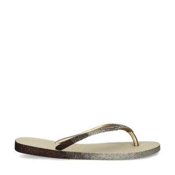 Havaianas Slim Sparkle slippers voor dames in het Goud, Slippers, Overige kleuren, Verzenden, Nieuw