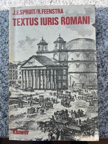 Textus Iuris romani, Gelezen, Verzenden, J.E. Spruit en R. Feenstra, Nederland