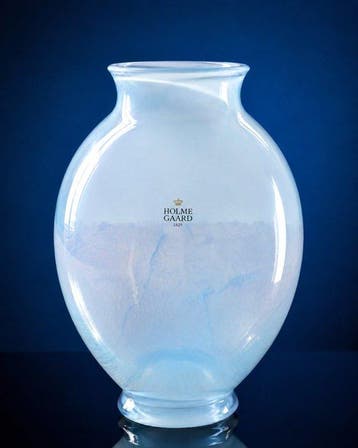 Holmegaard - Michael Bang - Vaas - Opaline glas - Holmegaard