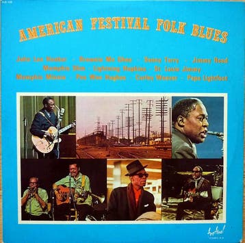 Various - American Festival Folk Blues, Ophalen of Verzenden, Gebruikt