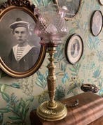Lamp - Glas, Brons