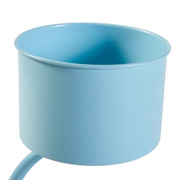 Plantenstandaard Almelo 63x29x21 cm metaal lichtblauw [en.ca, Verzenden, Nieuw