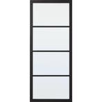 Cando binnendeur BRADFORD 93x231,5 (wit, Blankglas), 80 tot 100 cm, 215 cm of meer, Binnendeur, Nieuw