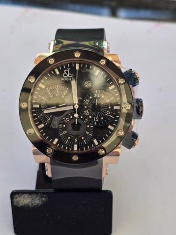 Jacob & Co. - Epic II Rose Gold - E2RGCP - Heren - 2010-2020, Nieuw