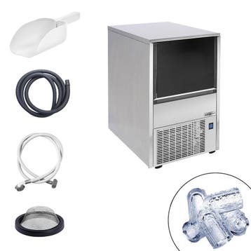GGM Gastro | IJsblokjesmachine - holle cilinder - 39 kg/24 h, Verzenden