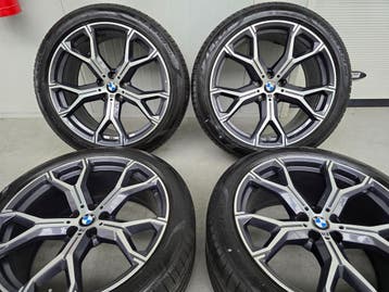 BMW X5 X6 G05 G06 741M 21 inch velgen zomerbanden breedset, Auto-onderdelen, Banden en Velgen, 275 mm, Banden en Velgen, Nieuw
