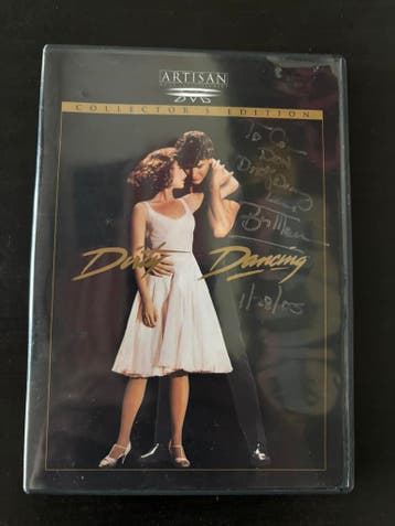 DVD Dirty Dancing - Gesigneerd door Cousin Brucie, Ophalen of Verzenden, Nieuw, Film, Overige typen