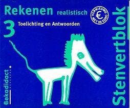 Stenvert Antwoorden Realistisch Rekenen 3 groep 5, Verzenden, Nieuw