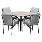 Garden Impressions Stevie tuinset 5-delig taupe - Tulli, Verzenden, Nieuw