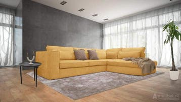 Hoekbank Blaricum - hoekbanken - Goud, Huis en Inrichting, Nieuw, 150 cm of meer, Stof, 250 tot 300 cm