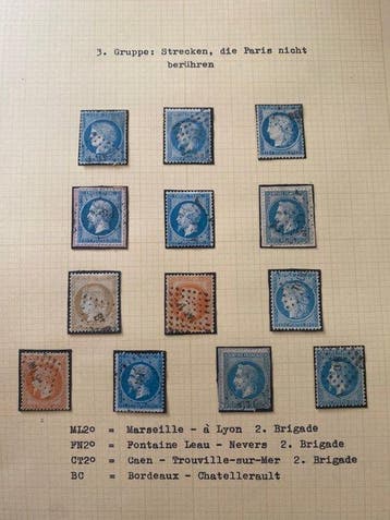 Oostenrijk, Frankrijk en Cyprus 1863/1957 - Waardevolle, Gestempeld