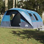 vidaXL Tunneltent 5-persoons waterdicht blauw, Verzenden, Nieuw, Tot en met 2