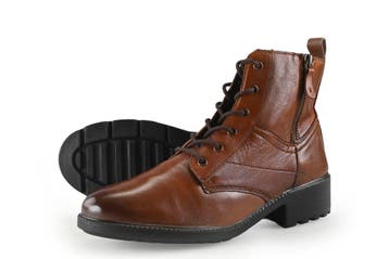 Loff 1881 Biker boots in maat 42 Bruin, Kleding | Dames, Loff 1881, Bruin, Verzenden, Overige typen
