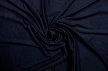 Viscose tricot – Marineblauw, Overige materialen, Blauw, 120 cm of meer, Ophalen of Verzenden