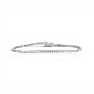 Armband - 14 karaat Witgoud - 2.12ct. tw. Diamant, Nieuw
