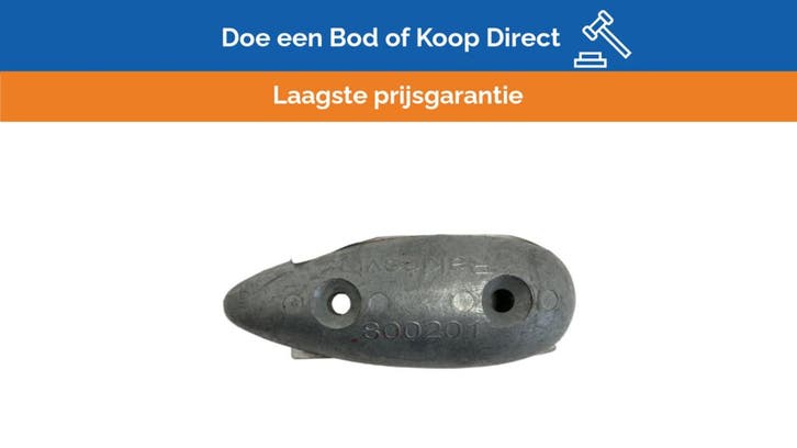 Bieden: Bold-On Zinc Anode Kit - FLP-800201 for Hull - Tank, Watersport en Boten, Bootonderdelen, Motor en Techniek, Nieuw, Zeilboot of Motorboot