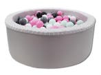 Ronde Ballenbak Grijs | PU Foam | OP=OP | 200 Ballen, Ophalen of Verzenden, Nieuw, Jongen of Meisje