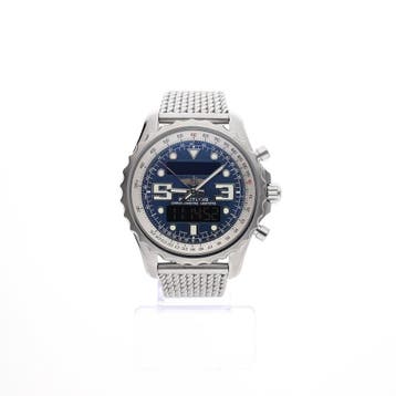 Breitling Chronospace A78365; Heren piloten horloge, Overige merken, Staal, Polshorloge, Ophalen of Verzenden
