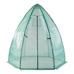 [en.casa] Tuinkas Hunze foliekas 200xØ240 cm groen, Tuin en Terras, Tuinhuizen, Verzenden, Nieuw