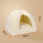 Kattenmand - Kattenhuis - Wigwam - Beige - Nobleza, Dieren en Toebehoren, Verzenden, Zo goed als nieuw