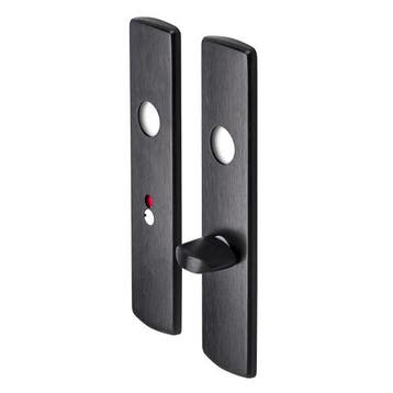 Deurbeslag | Wc-sluitingschild | AXA (Aluminium, Zwart), Verzenden, Nieuw