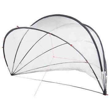Overkapping Zwembad - PVC - 35% Korting, Tuin en Terras, Zwembad-toebehoren, Ophalen of Verzenden, Zo goed als nieuw, Overige typen