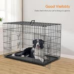 Nobleza metalen hondenbench, 107 x 69 x 75,5 cm, opvouwbare, Verzenden, Zo goed als nieuw