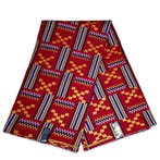 Afrikaanse stof - Exclusief versierd met glittereffecten 100, Hobby en Vrije tijd, Ophalen of Verzenden, Nieuw