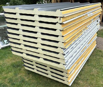 B-keus, dakplaten, sandwichpanelen, antraciet of zwart, Doe-het-zelf en Verbouw, Platen en Panelen, Verzenden, Nieuw