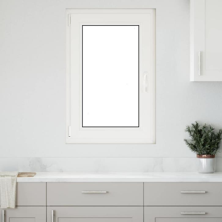 vidaXL Kelderraam RISOR 60 x 100 cm PVC en glas, Doe-het-zelf en Verbouw, Glas en Ramen, Nieuw, Verzenden