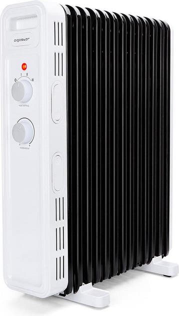 Olieradiator - 2500W Heater - Elektrische kachel - met Therm, Verzenden, Zo goed als nieuw