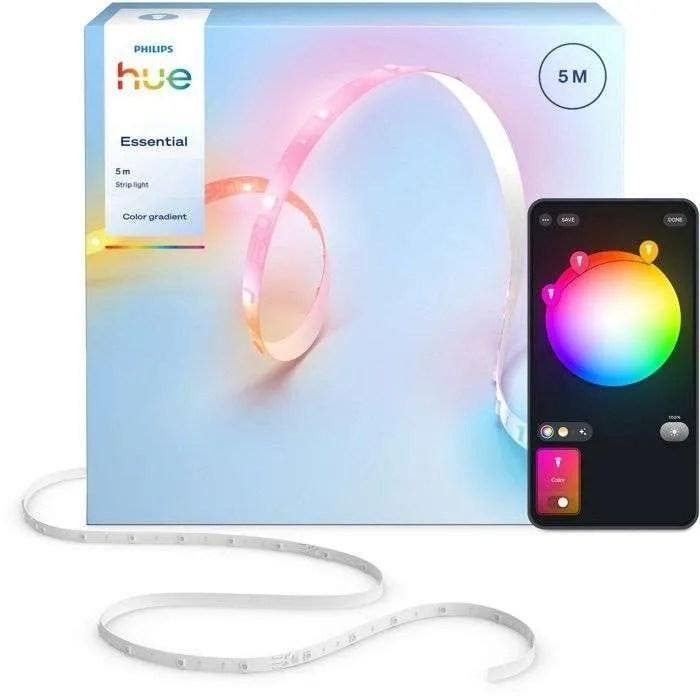 Philips Hue Essential LED-strip - 5m - Spraakbediening, Kinderen en Baby's, Kinderkamer | Inrichting en Decoratie, Overige typen