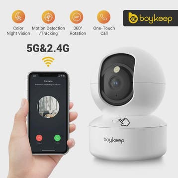 BoyKeep Slimme IP Camera: 3MP Beveiliging, 5G/2.4GHz WiFi, A, Kinderen en Baby's, Verzenden, Nieuw