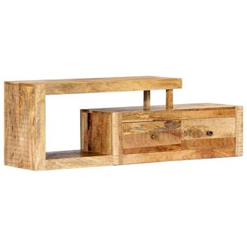 vidaXL Tv-meubel 120x30x40 cm massief mangohout, 100 tot 150 cm, Verzenden, Nieuw, Minder dan 100 cm