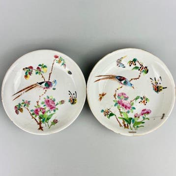 Schotel (2) - Porselein - Jiaqing-periode schotels