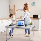 Opvouwbare Campingtafel 120 cm – Verstelbare Hoogte, Caravans en Kamperen, Verzenden, Nieuw