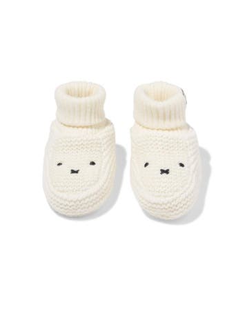 HEMA Nijntje newborn sloffen gebreid wit, Verzenden, Nieuw