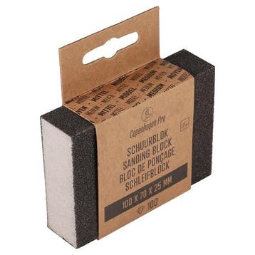 Schuurblok | Copenhagen Pro | 10 x 7 x 2.5 cm (Middel), Verzenden, Nieuw
